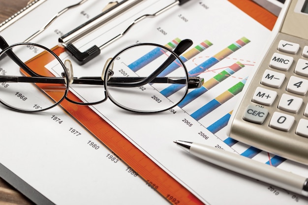 Acessórios para fazer negócios no escritório