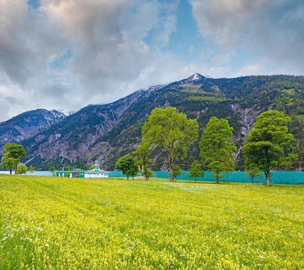 Achensee paisaje de verano Austria