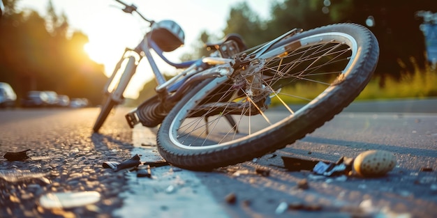 Acidente de bicicleta