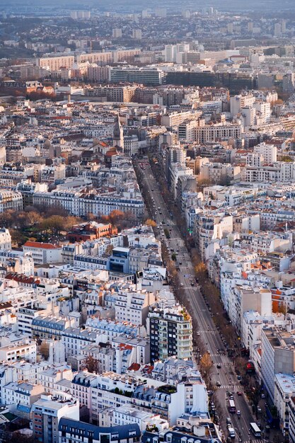 Acima vista em Paris