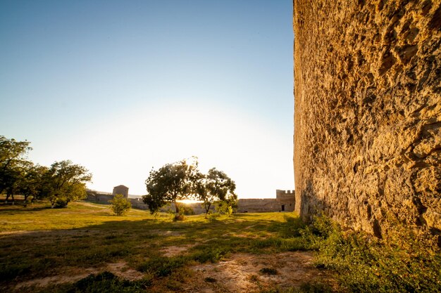 Ackerman, fortaleza de Belgorod-Dniester cerca de Odessa en Ucrania. fortaleza en la orilla del estuario