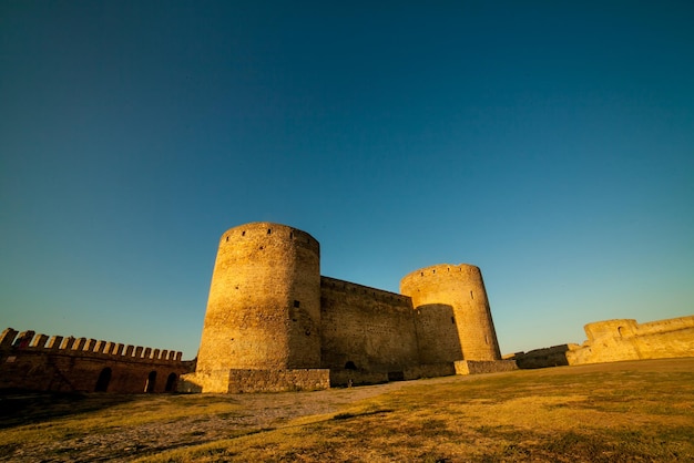 Ackerman, fortaleza de Belgorod-Dniester perto de Odessa, na Ucrânia. fortaleza na margem do estuário