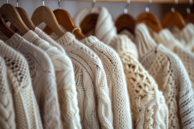 Acogedor conforto vestuario de moda invierno 2024 qué usar este invierno muchos suéteres de punto cálidos