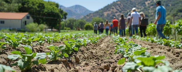 Acogida de un taller comunitario de antecedentes sostenibles