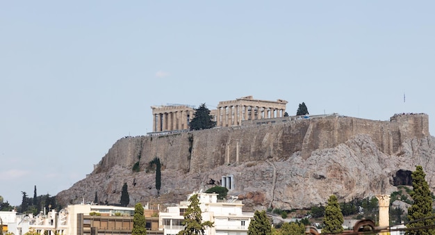 La Acrópolis del Partenón en Atenas Grecia