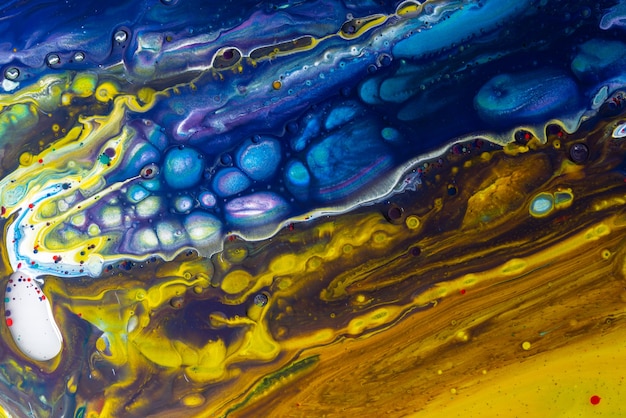 Acrylic Pour Color Flüssiger Marmor abstrakte Oberflächen Design