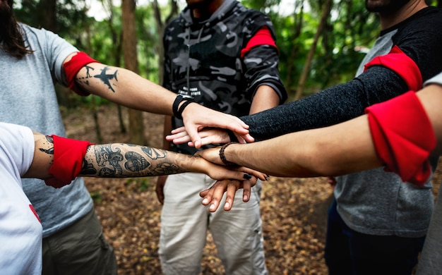 Actividad de orientación al equipo al aire libre