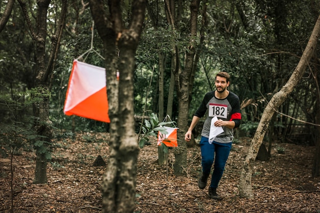 Actividad de punto de control de orientación al aire libre