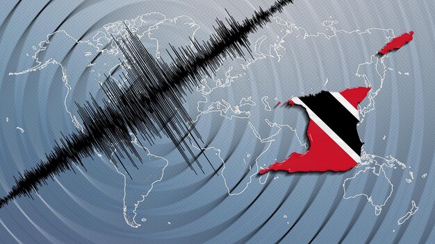 Actividad sísmica terremoto Trinidad y Tobago mapa escala de Richter
