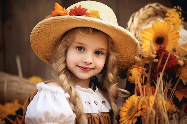 Actividades florales populares de Acción de Gracias para niñas pequeñas