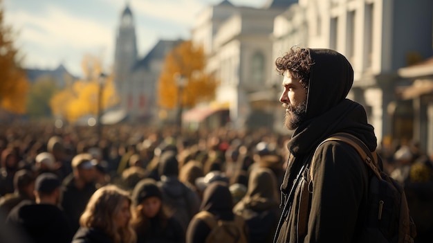 activista de la materia viva negra