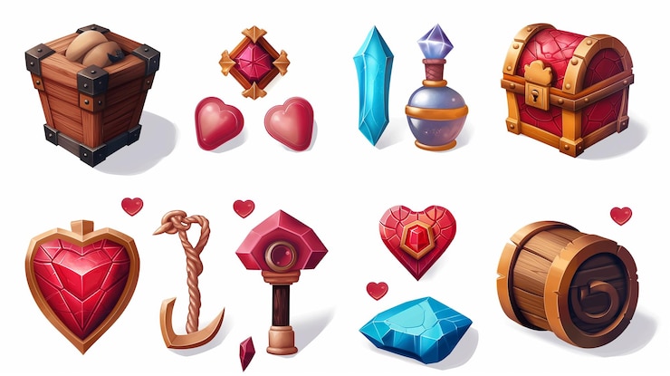 Foto activo del icono del juego de tragamonedas juego de video móvil ilustración