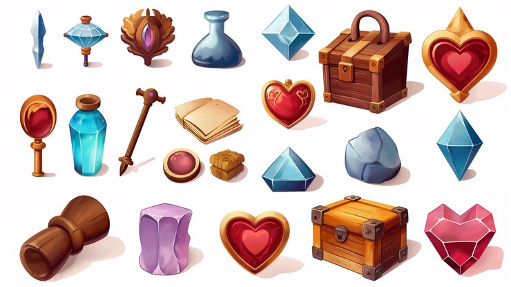 Foto activo del icono del juego de tragamonedas juego de video móvil ilustración