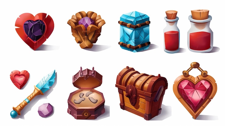 Foto activo del icono del juego de tragamonedas juego de video móvil ilustración