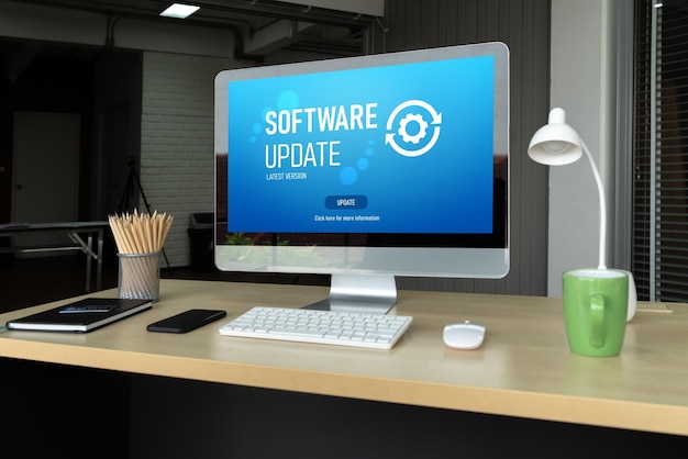 Actualización de software en la computadora para la versión modish de la actualización de software del dispositivo