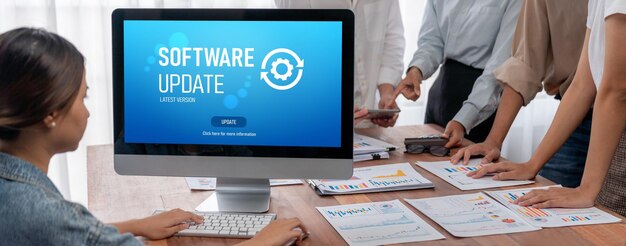 Actualización del software en la computadora para una versión rápida del software del dispositivo