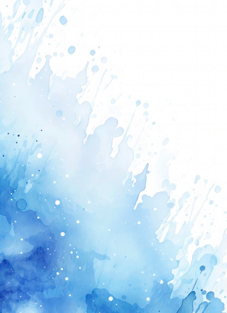 Foto acuarela azul claro lavado húmedo salpicaduras vectorial ilustración tarjeta de invitación fondo