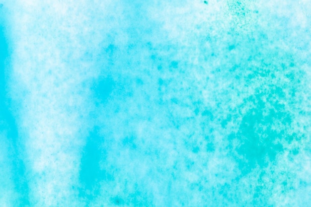 Foto acuarela azul y verde en lienzo de papel blanco fondo de arte abstracto