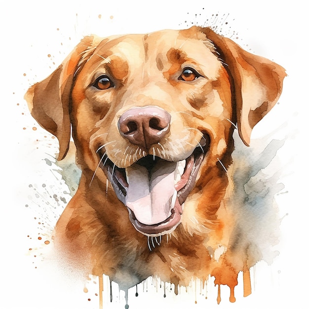 Foto acuarela clip art para perros y ilustraciones de animales