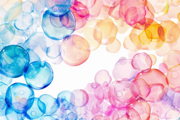 Acuarela, colores pastel, patrones de burbujas, fondo para el teléfono, papel tapiz, fondo blanco, ar 32, ID de trabajo 813e91c0a64142e0b3d7979d92abd505