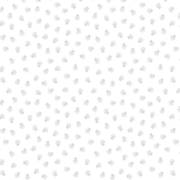 Acuarela de flores dulces patrón sin costuras colores pastel suaves color agua patrón sin costura para productos de belleza u otros