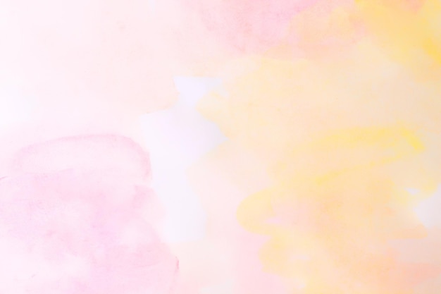 Acuarela de fondo abstracto de color rosa pálido amarillo de tono neutral