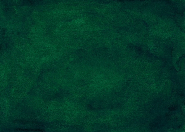 Acuarela pintura de fondo verde oscuro. Acuarela abstracta verde oscuro. Superposición elegante vintage.