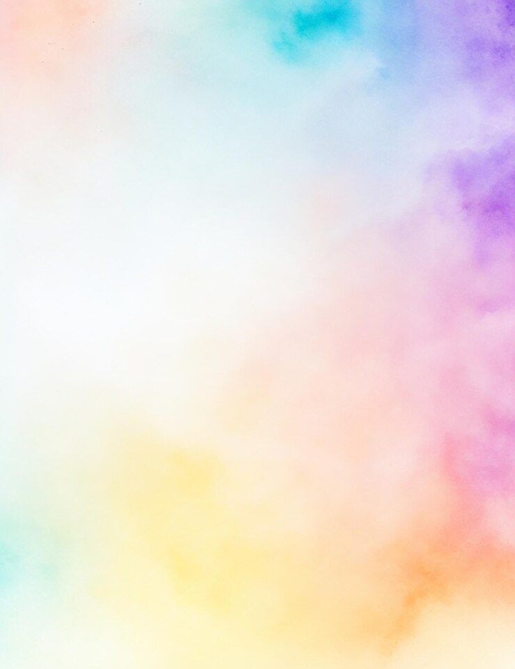 Acuarela pura Gradiente de fondo de colores