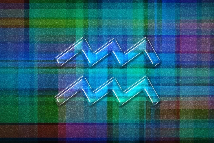 Foto acuario signo del zodíaco horóscopo astrología fondo acuario color de fondo