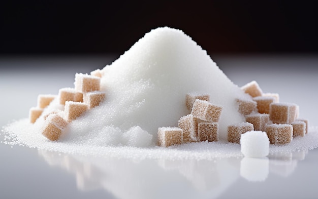 Foto açúcar na transparência
