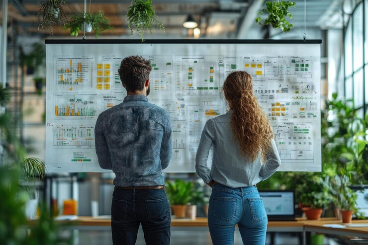 Foto adaptação de planos de projeto com quadros ágeis para melhoria contínua através de processos iterativos