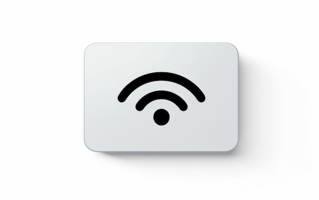 Adaptador WiFi portátil para la comodidad en un fondo transparente PNG de superficie blanca o clara