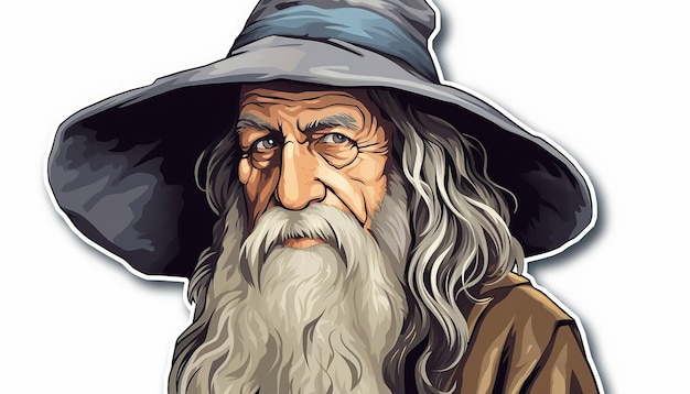 Foto adesivo de gandalf