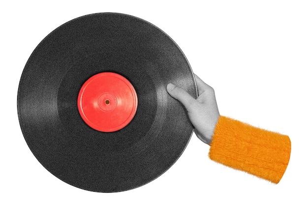 adesivo png de disco de vinil fundo transparente