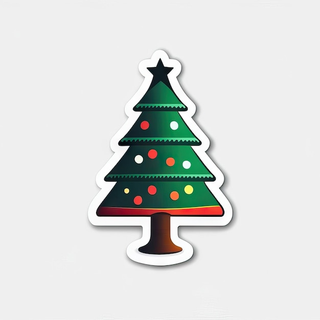 Adhesivo para el árbol de Navidad