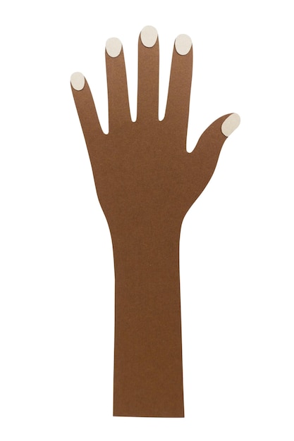 Adhesivo de artesanía de papel de mano africano americano