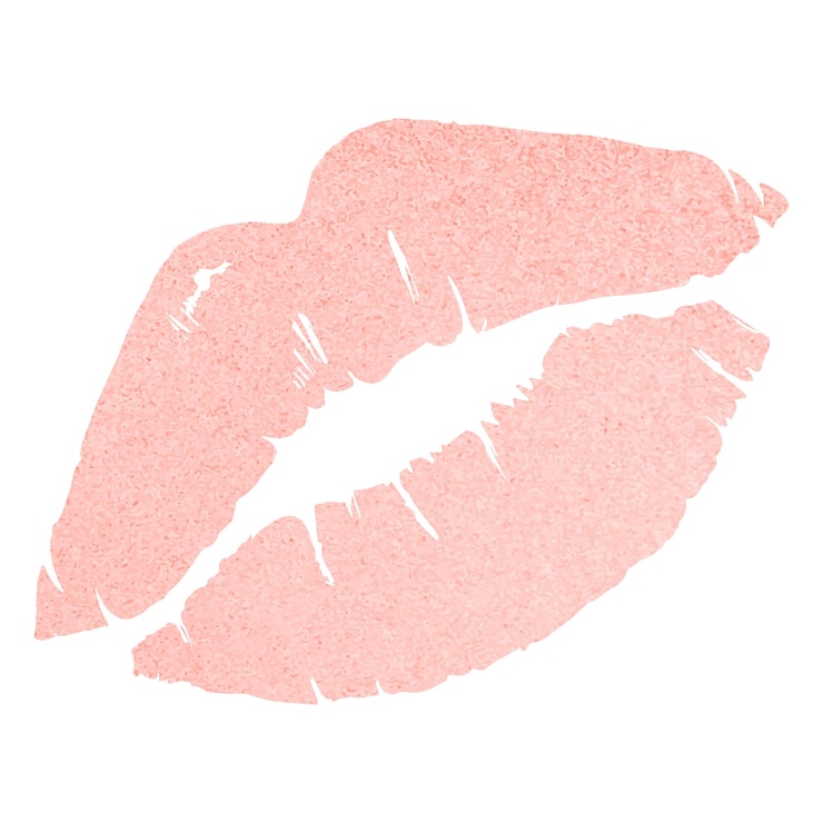 Foto adhesivo de lápiz labial brillante de color rosa png fondo transparente