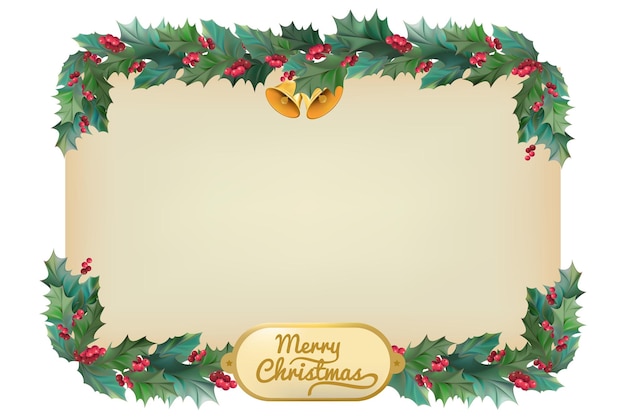 Adhesivo de marco navideño festivo de PNG de fondo transparente