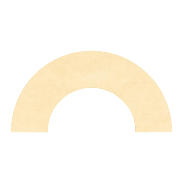 Adhesivo png de arco sólido fondo transparente