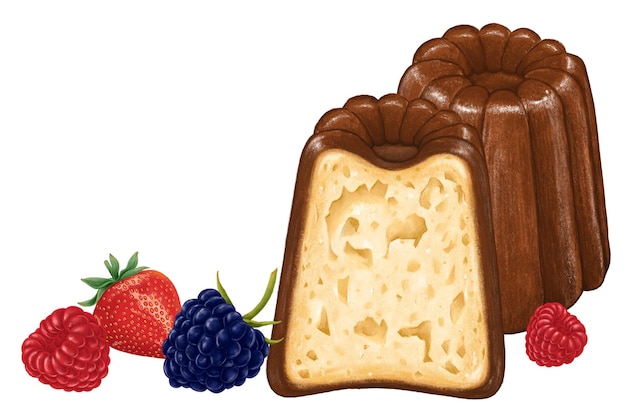 Adhesivo png de canela de chocolate pastelería francesa de fondo transparente