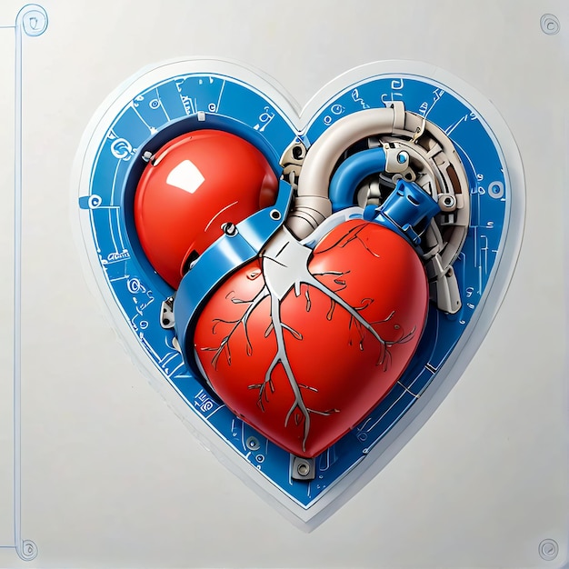 Foto adhesivos de dibujos animados con corazón 3d adhesivo con corazón