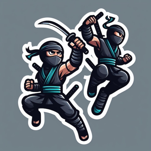 Foto se adjunta el ninja sticker