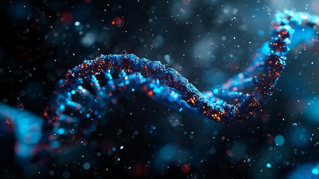 Foto adn ácido desoxiribonucleico ácido nucleico código genético estructura celular molécula organismo vivo rnc genética proteínas ciencia biotecnología nucleótidos medicina biología vida
