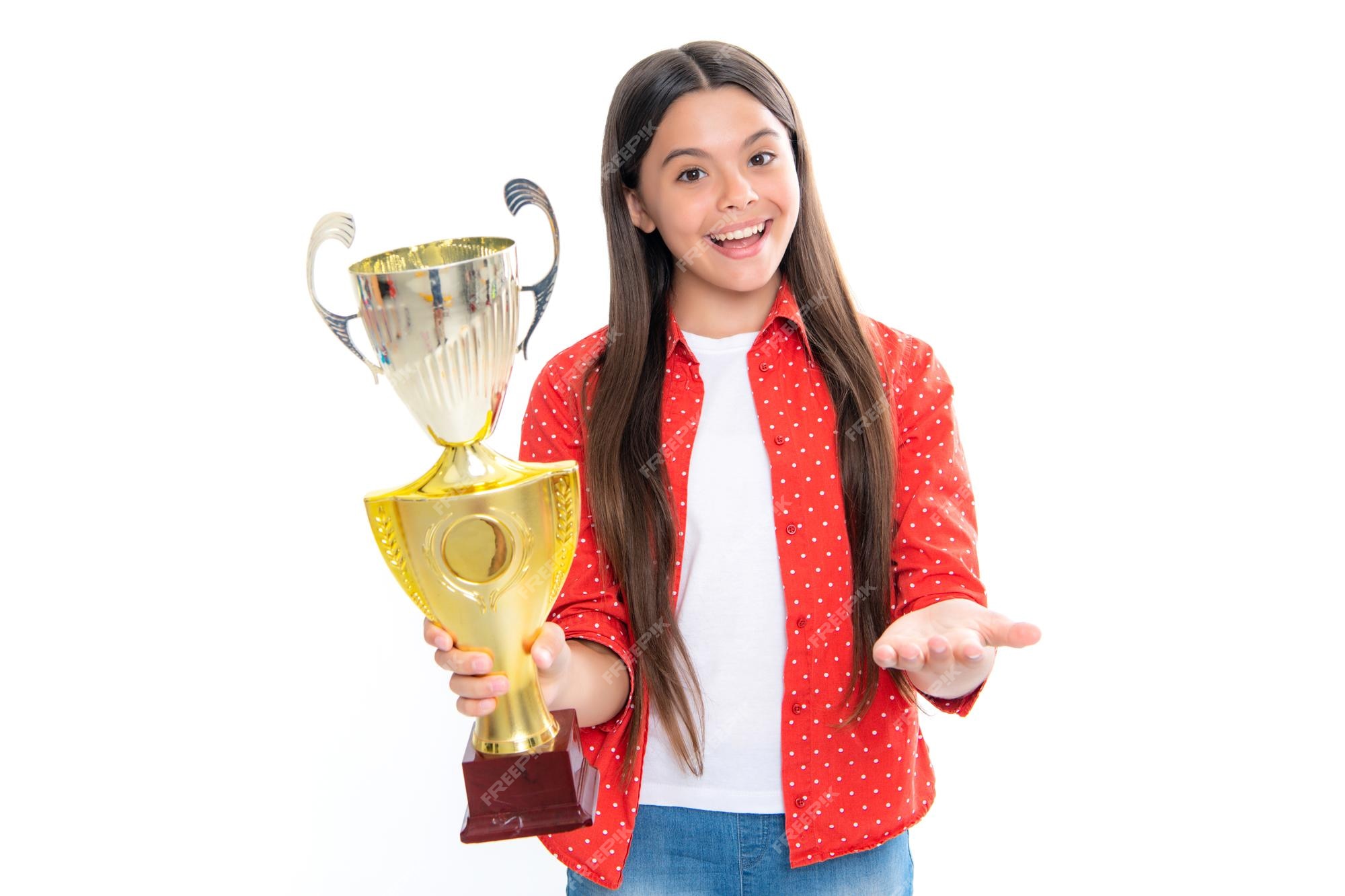 Jogo De Troféus Femininos E Vitória Para Crianças De Beisebol Na Escola,  Feliz Vencedor Em Comemoração E Apoio Ao Trabalho Em Equi Imagem de Stock -  Imagem de sorrir, sorriso: 257701769