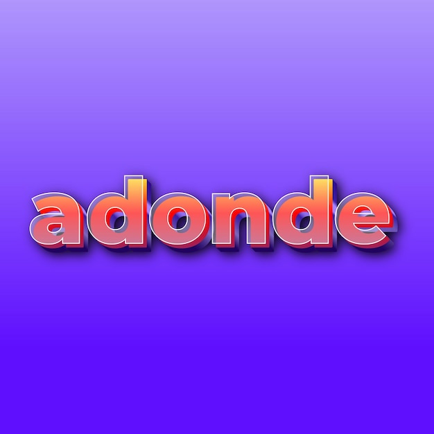 adondeText-Effekt JPG-Farbverlauf lila Hintergrundkartenfoto