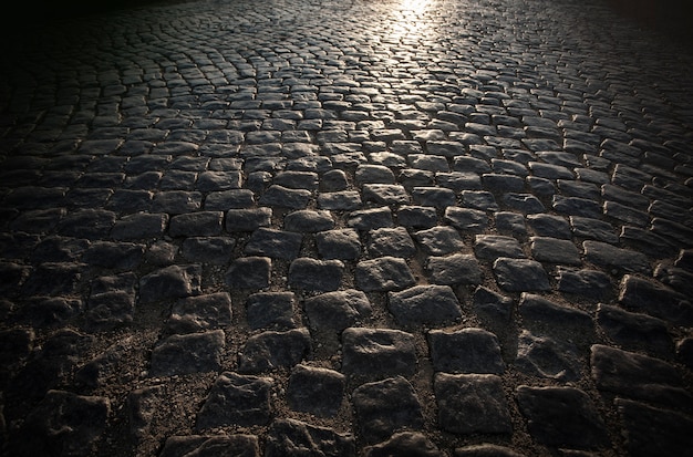 Foto adoquines de granito de pavimento de bloque