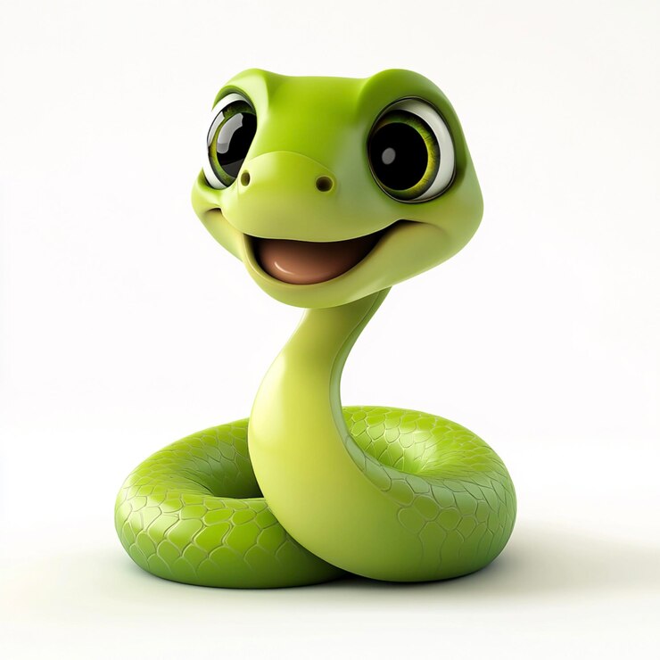 Adorable bebé serpiente