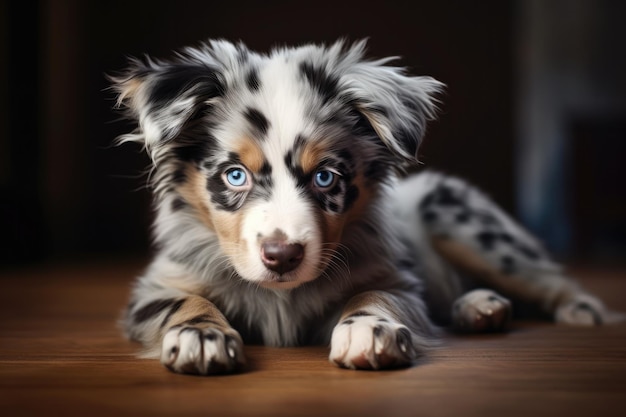 El adorable cachorro de Merle