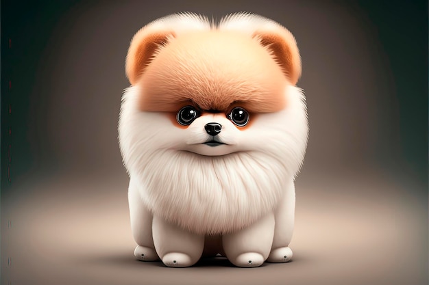 Adorable perro de peluche Lindas muñecas de animales de peluche para el día de San Valentín