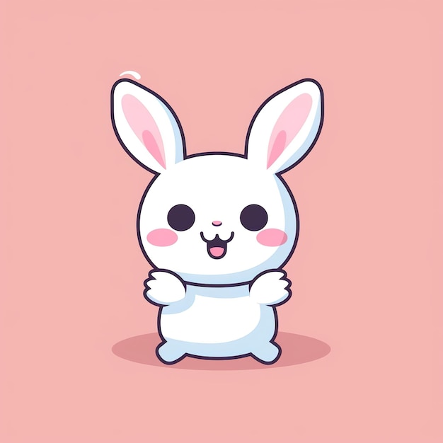 adorable personaje de conejo